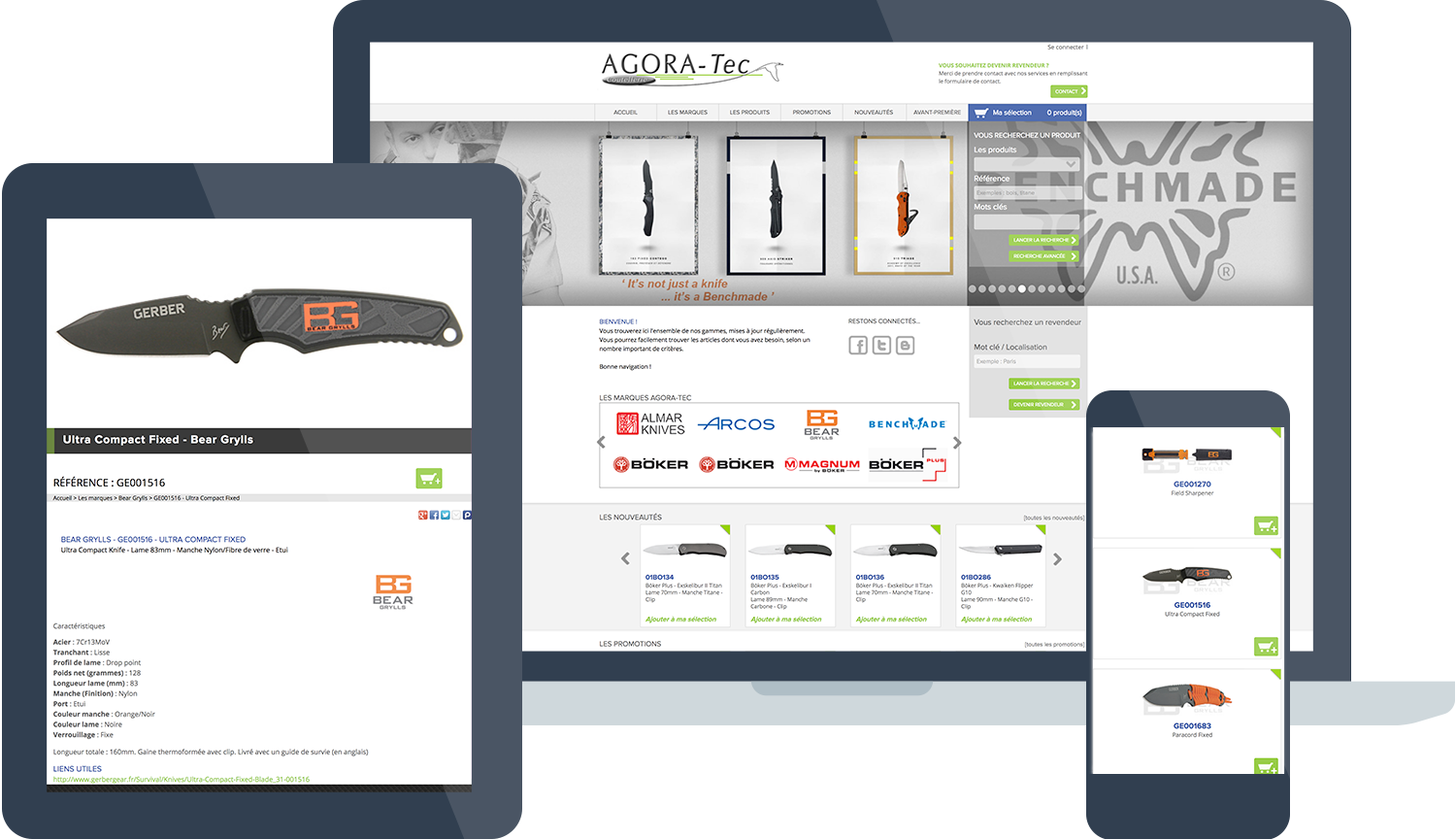 Boutique web en ligne de Agora-Tec
